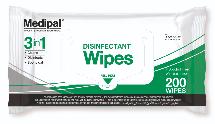 MEDIPAL 200 lingettes désinfectantes