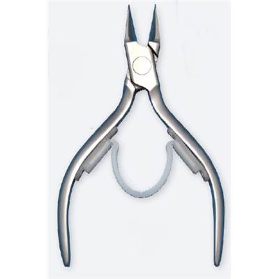 Pince à ongles incarnés OMEGA, ss fermoir, mors droits 15mm, 14cm