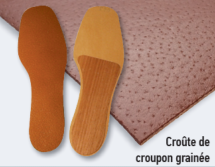 CROUTE DE CROUPON GRAINEE Découpe 2/3 renforcée bois