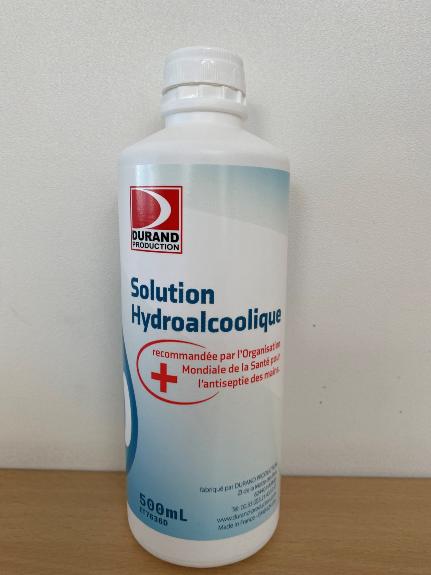 SOLUTION HYDRO-ALCOOLIQUE flacon de 500ml